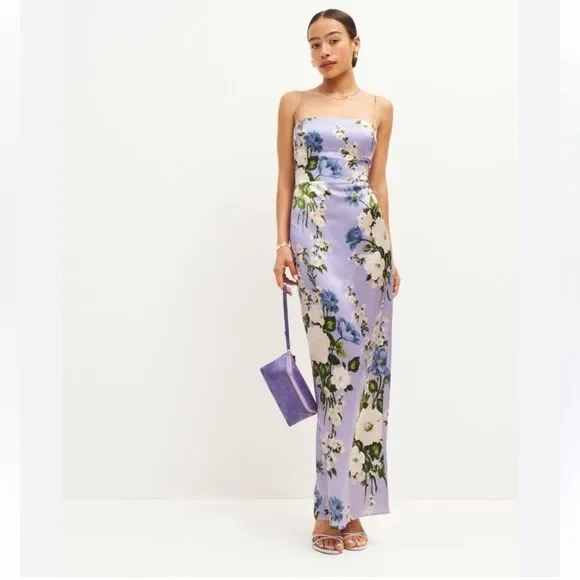 Reformation Frankie Silk Dress by Anthropologie - Picture 3 of 8